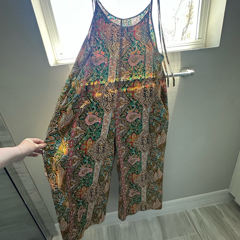 Multicolor Paisley Jumpsuit